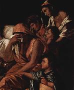 Nicolas Poussin Der Tod des Germanicus painting
